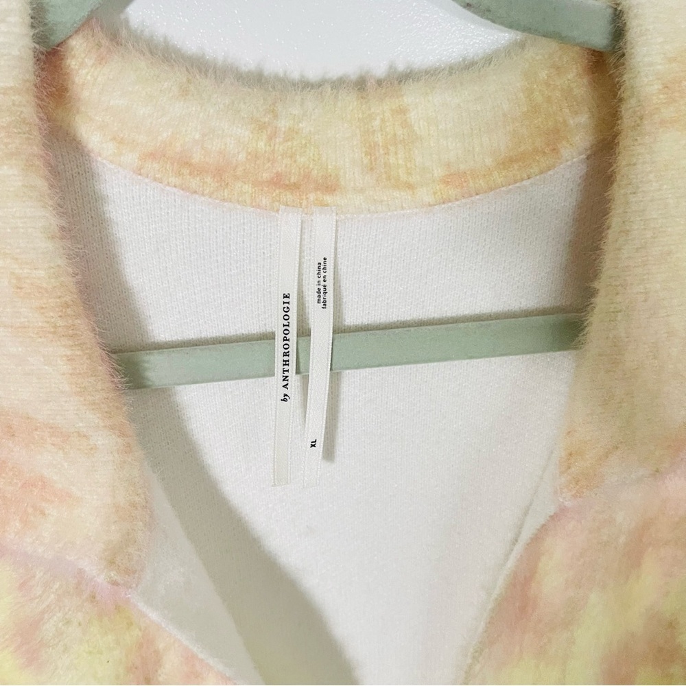 NWT Anthropologie Long-Sleeve V-Neck Sweater Mini Dress - Picture 8 of 10